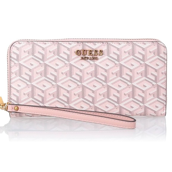 NWT GUESS LARGE WALLET & WRISTLET 🔥🔥🔥🔥🔥 - Picture 1 of 11
